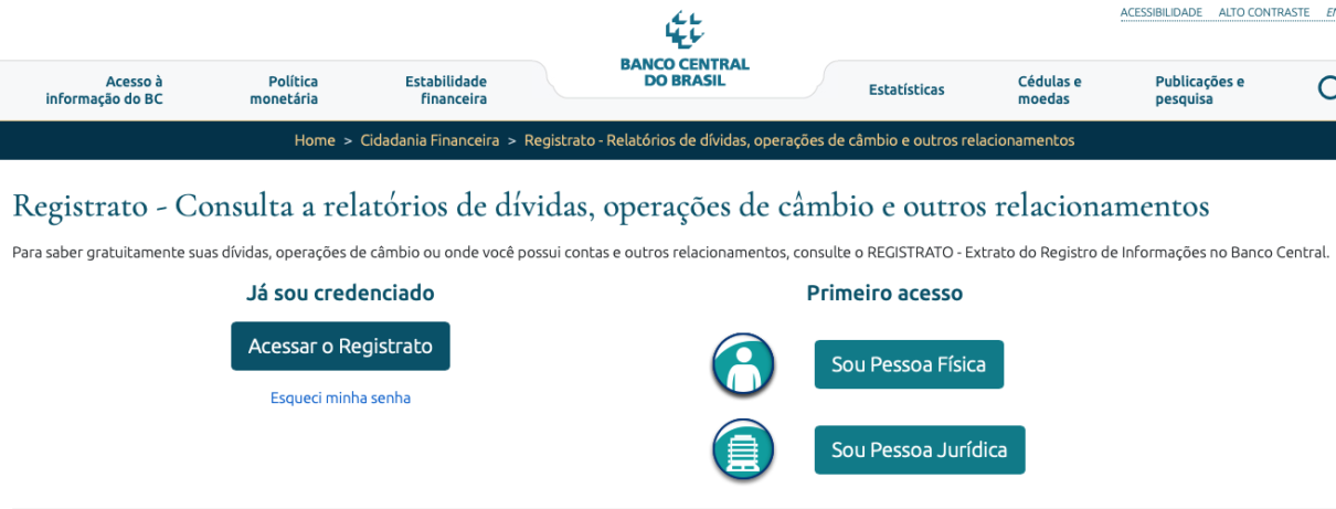 Registrato Banco Central