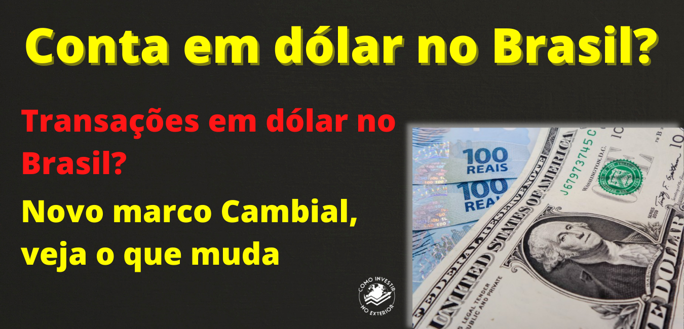 conta em dólar