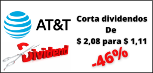 AT&T corta dividendos mas se mantém acima de 4%