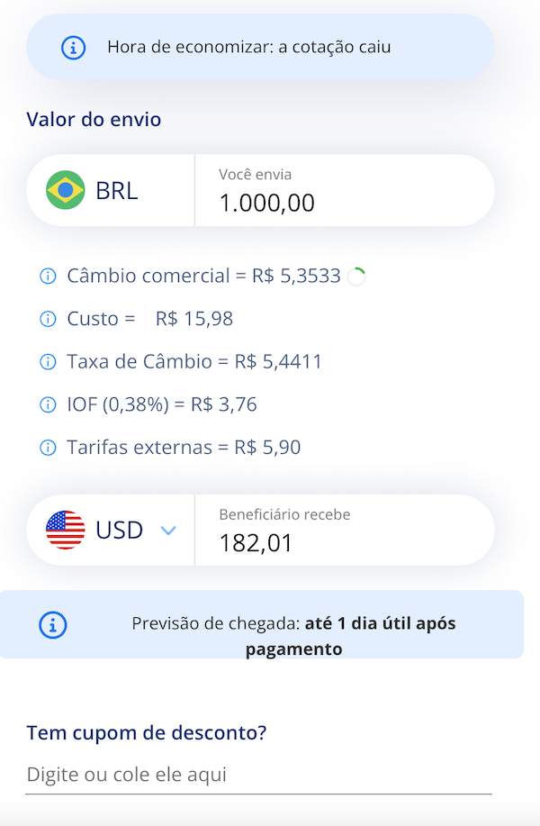 Comprar dólar